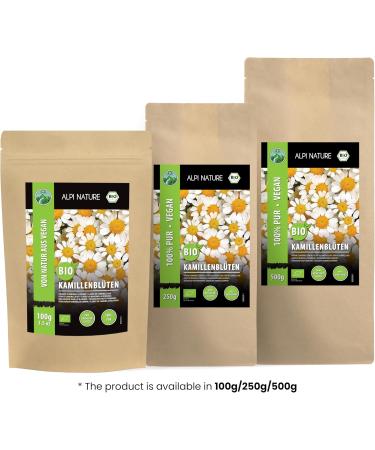  Alpi Nature Alpi Nature Organic Chamomile Infusion 500g Dried Chamomile Flowers Premium Quality Loose Tea - Buy Online on GoSupps.com