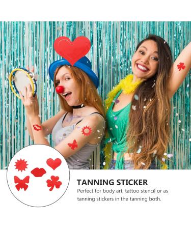 OSALADI 1000 Pieces Body Tanning Stickers Perforated Self- Adhesive Tanning Bed Stickers with 5 Pattern 1.5 Inch Removable Tanning Sunbathing Stickers for Outdoor Indoor Tanning Beds Salon Supplies 2 Roll - Buy Online on GoSupps.com