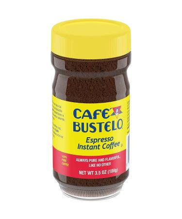 Cafe Bustelo Espresso Instant Coffee 3.5 oz - Rich Flavor & Convenience - Buy Online on GoSupps.com