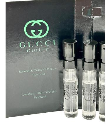 Gucci Guilty Black Sample Perfume Men EDT Spray Pour Homme MINI SMALL Travel Size 1.5 ML / 0.05 (3676) - set of 3 Guilty 0.05 Fl Oz (Pack of 1) - Buy Online on GoSupps.com