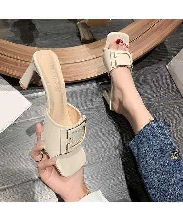 Stylish Xtzyglfd Women s Sandals - Comfortable Square Heeled Footwear for Spring/Summer - Sexy White 4.5 UK 3X Narrow - Buy Online on GoSupps.com
