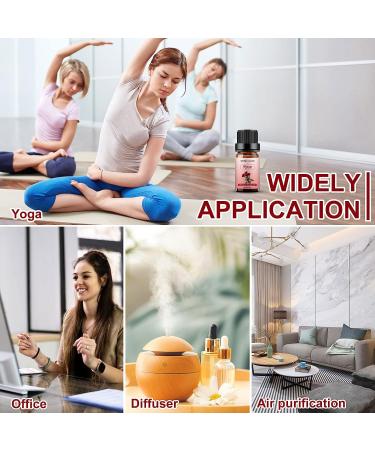 Sedbuwza 100% Pure Organic Rose Essential Oil for Aromatherapy - 0.33 Fl Oz (Pack of 1) - Ideal for Diffusers, Humidifiers, Soaps, Candles, and Perfumes - Buy Online on GoSupps.com