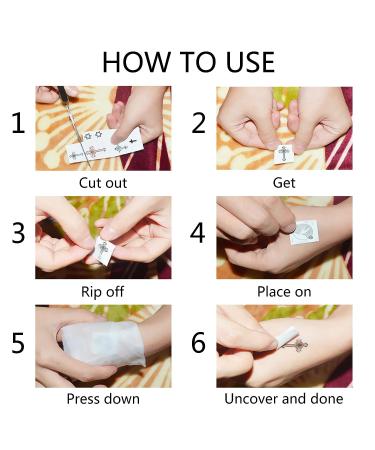 COKOHAPPY Halloween Bleeding Wound Scar Temporary Tattoo - 10 Sheets for Party Cosplay Costume, Realistic Look - Buy Online on GoSupps.com