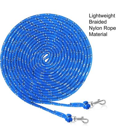 Ranypet 15m Reflecting Long Line for Cats & Small Animals - Durable Safe Disappearing Leash for Kittens Puppies & Rabbits | 50ft Blue - Buy Online on GoSupps.com