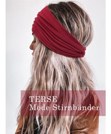 Boho Hair Bands for Women | Elastic Wide Headbands & Hair Accessories | Fashionable Styles for Girls - Buy Online on GoSupps.com