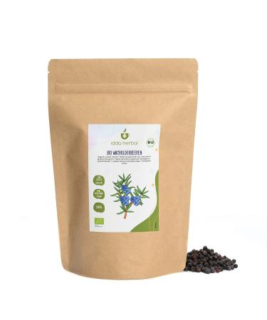 Organic Dried Juniper Berries (500g), Organic Grown Whole Juniper Berries, Unsweetened, 100% Natural and Pure, Vegan