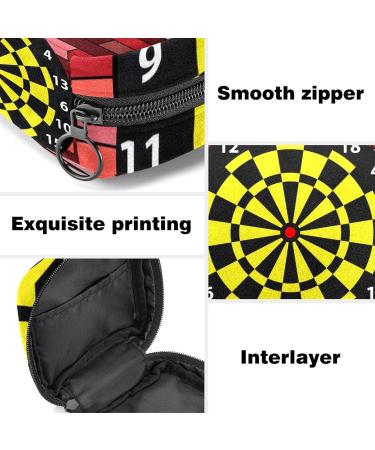 Target Yellow Black Circle Women s Bands Storage Bag - Portable Menstrual Cup Pocket with Zipper for Teens & Women - Buy Online on GoSupps.com