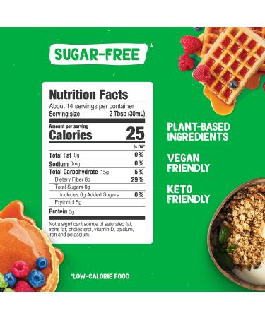 Pyure Organic Maple Syrup Alternative - Sugar-Free, Keto & Low Carb | 14 Fl Oz - Buy Online on GoSupps.com