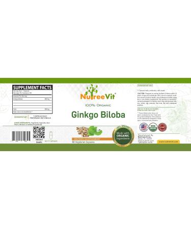NutreeVit Ginkgo Biloba Herbal Supplement Capsules (240 Count) 1 Count (Pack of 1) - Buy Online on GoSupps.com