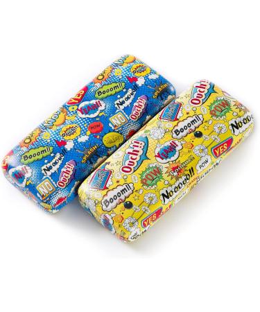FEFI Comic Yellow Hardcase Glasses Case - Stylish & Durable International Shipping - Buy Online on GoSupps.com