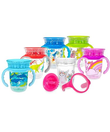 Nuby 2-Handle 360 8 oz Tritan Cup - Assorted Colors/Prints - Buy Online on GoSupps.com