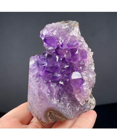 Amethyst Crystals Natural Brazil Amethyst Quartz Crystal Cluster Specimen ing Full of Texture