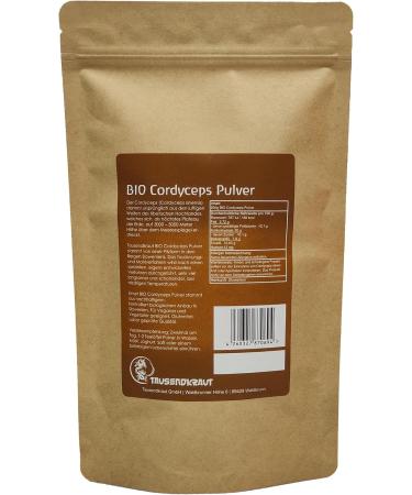 Cordyceps Bio Powder 200g - Premium EU Production - Sustainable German Brand - High Safety Standards - Wildcrafted from Slovenia - Buy Online on GoSupps.com