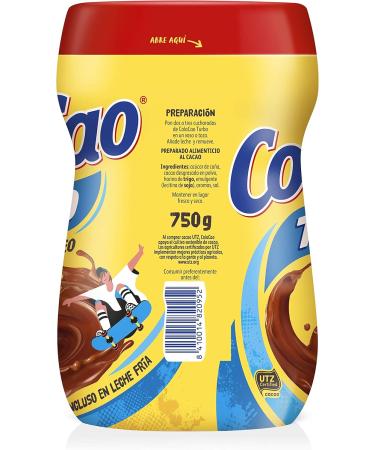  Cola Cao ColaCao Turbo: with instant cocoa and no lumps. 750g bottle - Buy Online on GoSupps.com