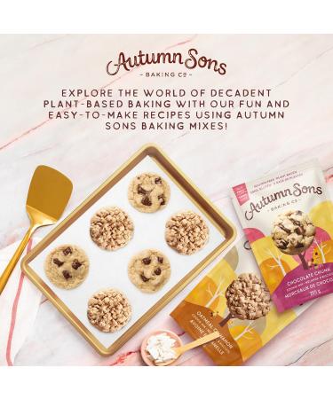 Autumn Sons Baking Co. Gluten Free Cookie Mix. Chocolate Chunk & Oatmeal Cinnamon. Vegan Plant Based Baking Mix. Free From 11 Common Allergens. 265g (Pack of 2) - Buy Online on GoSupps.com