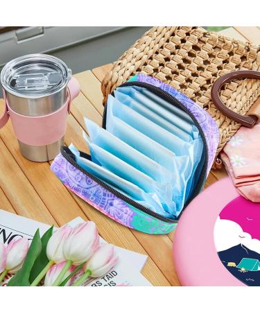 Shop Portable Women's Menstrual Cup & Tampon Bags - Colorful Mandala & Bohemian Style for Teens - Buy Online on GoSupps.com
