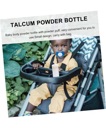 MERRYHAPY 1Pc cotton pour loose powder pe container with sponge or travel containers for baby powder - Buy Online on GoSupps.com