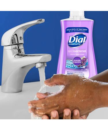 Dial Complete Antibacterial Liquid Hand Soap - Lavender & Jasmine Scent 7.5 fl oz Pack of 12 | Buy Internationally - Buy Online on GoSupps.com