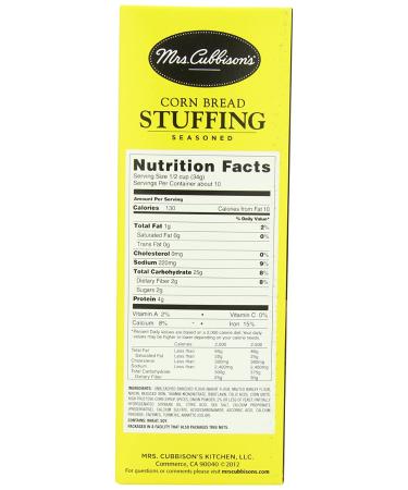 Mrs. Cubbison's Corn Bread Stuffing Mix 12 oz - High-Quality Ingredients - Buy Online on GoSupps.com