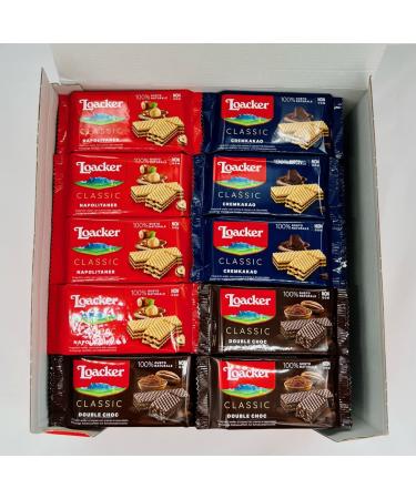 Loacker Classic 45g x 60 assorted snacks in best-selling flavours
