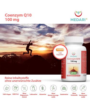 Buy Coenzyme Q10 100mg - 120 Capsules | Premium Herbal Fermentation | Additive-Free | Supports Cell Health - International Shipping Available - Buy Online on GoSupps.com