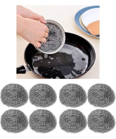 20Pcs Stainless Steel Scourer Scrubber Metal Scouring Pads KitcheCleaning Tool TS183 for Kitchens Bathroom and More Kitchenware - Buy Online on GoSupps.com