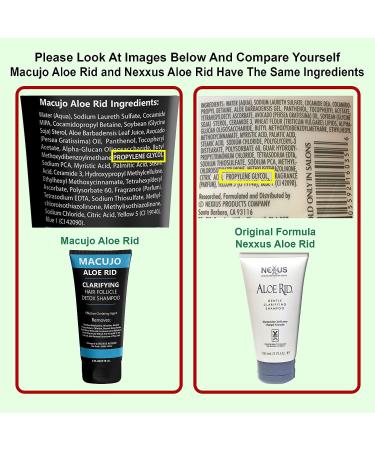 Macujo Aloe Rid Old Formula Shampoo + Zydot Ultra Clean Shampoo - Buy Online on GoSupps.com