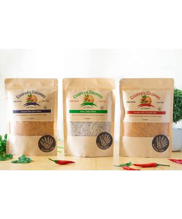 Cooper's Crumbs Gluten Free Low Carb Bread Crumb Alternative - High Protein, Vegan, Kosher, Paleo, Keto (Savory Italian Blend) - Buy Online on GoSupps.com