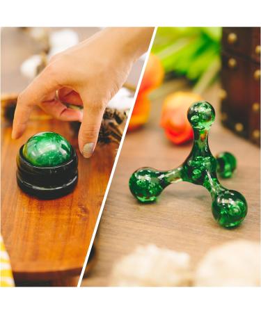M.S.Lemberg Massage Set | Trigger Point Ball & Neck Roller | Ultimate Wellness & Relaxation Gift for Pain Relief - Buy Online on GoSupps.com