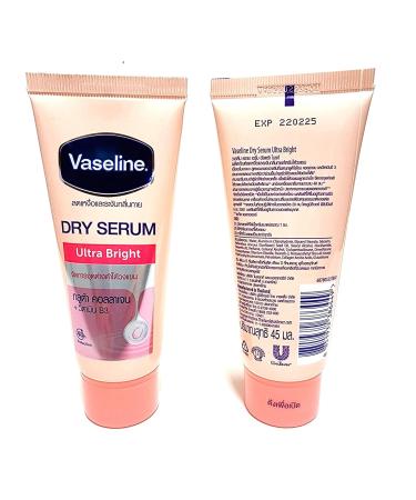 Vaseline Dry Serum Ultra Bright Deodorant - Gluta Collagen & Vitamin B3 45ml (Pack of 2) - International Shipping Available - Buy Online on GoSupps.com