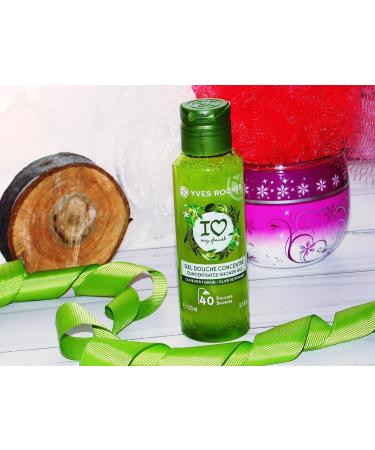 Yves Rocher Olive Petitgrain Shower Gel 100ml - Natural & Concentrated | 3.3 fl. oz - Buy Online on GoSupps.com