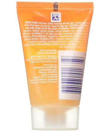 Clean & Clear Morning Burst Facial Scrub Original 1 oz - 3 Pack - Buy Online on GoSupps.com