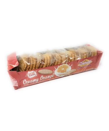 Diamond Bakery Hawaiian Royal Creem Crackers, Creamy Orange Flavor 8 oz Tray