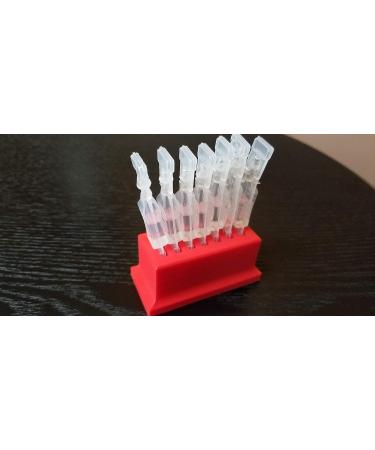 Znet3D Eye Drops Vial Holder - Red | Holds 7 Single-use Disposable Vials - Buy Online on GoSupps.com