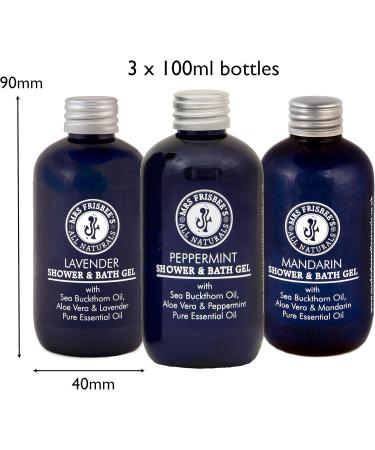 Aromatherapy Shower and Bath Selection/Made with Aloe Vera Sea Buckthorn Soap Bark Extract and Pure Essential Oils/Free From Sulphates/Vegan/Natural/Cruelty Free/Handmade - Buy Online on GoSupps.com
