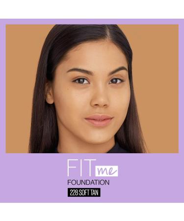 Maybelline Fit Me Dewy + Smooth Foundation 2-Pack - 228 Soft Tan - Buy Online on GoSupps.com
