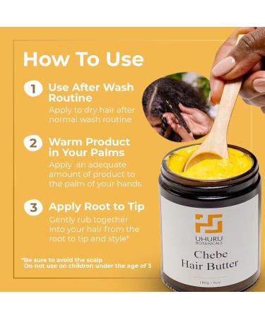 Buy Hair Butter Chebe - Nourishing Natural Hair Treatment for Growth & Moisture | International Shipping Available - Buy Online on GoSupps.com