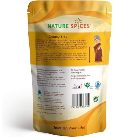 Buy Nature Spices Turmeric Powder 100g | High Curcumin Superfood for Golden Milk Masala & Tea | Authentic Indian Turmeric - Buy Online on GoSupps.com