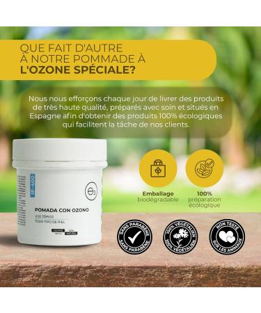 OZONO D'OR - 100% Natural Organic Healing Ointment with Ozone | Psoriasis Cream | Healing Cream for Skin Wounds Surgical Burns Atopic Dermatitis and Anti-Decubitus. 100ml. - Buy Online on GoSupps.com