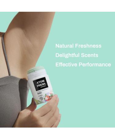 Atom Fresh Lab Natural Deodorant - Aluminum & Baking Soda Free Long-Lasting Odor Control Skin Safe Solid Stick (2.3 Oz Neroli) - International Shipping Available - Buy Online on GoSupps.com