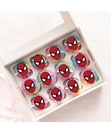 20 x PRECUT Spiderman Face Cupcake Topper Edible Wafer Paper Cake Toppers Decoration - Buy Online on GoSupps.com