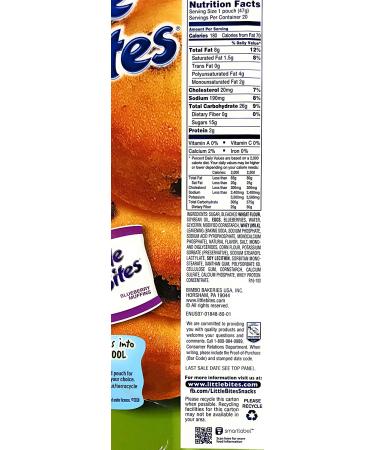Entenmann's Little Bites Blueberry Muffins - 1 Oz | Soft, Delicious Snack - Buy Online on GoSupps.com