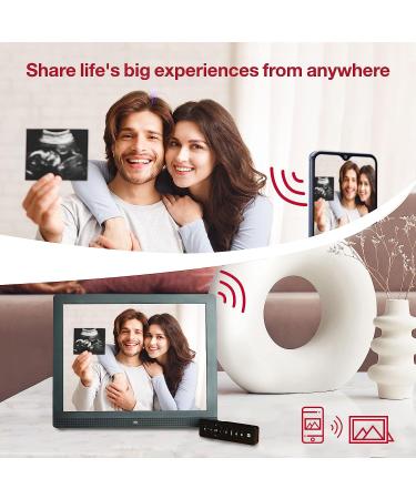 Pix-Star 10 WiFi Digital Picture Frame | Share Videos & Photos Instantly | Motion Sensor | IPS Display | Easy 1-Minute Setup | Great Gift - Buy Online on GoSupps.com