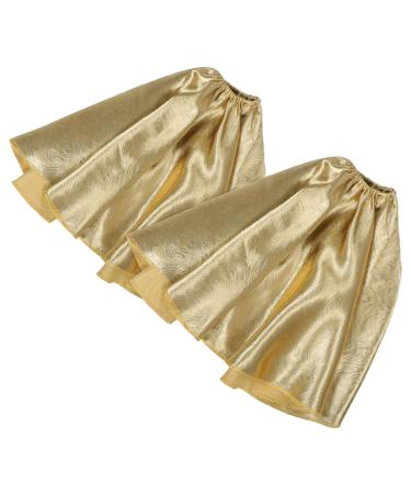 SHERCHPRY Housse de Protection pour Appareil de Moxibustion Verticale Lot de 2 Pi ces Tissu Jaune Bordure Rouge Diam tre 7-14 CM Longueur 38 CM Couverture Isolante Thermique