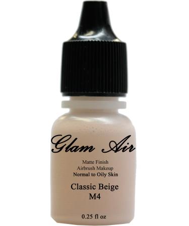 Glam Air Airbrush M4 Classic Beige Matte Foundation Water-based Makeup (996) (Ideal for normal to oily skin)