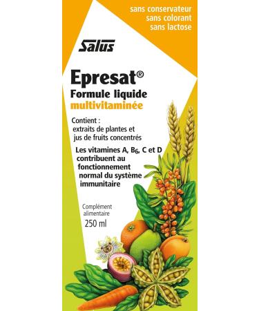 Salus Epresat Vitality/Energy/Immune System Strengthening Multivitamin Liquid Formula 250 ml - Buy Online on GoSupps.com