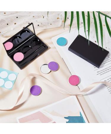 Superfindings DIY Empty Eyeshadow Box Set | 4 Sets of Plastic 3-Compartment Pallets & Round Aluminum Containers for Eyeshadow Lipstick & Rouge - International Shipping Available - Buy Online on GoSupps.com