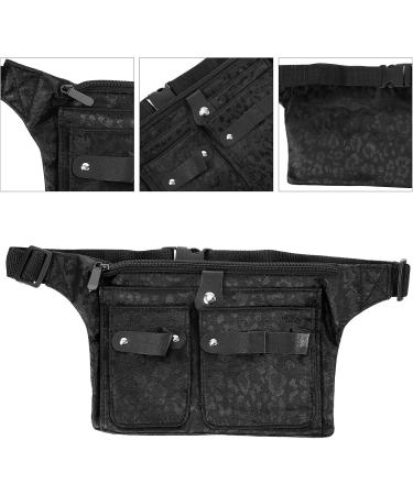 LALAFINA with Carrying for Holder Tools Apron Waist Makeup Tools Black Pouch Combs Clip Salon Care Styling Stylist Stylists Bag Clippers Home Shears Pocket Hair Hairdressing Bags Tool 25.5x17.5x1cm Black - Buy Online on GoSupps.com