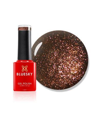 Bluesky Gel Nail Polish Frosty Chocolate Mini JQ11 Brown Chocolate Coffee Long Lasting Chip Resistant 5ml (Requires Drying Under UV LED Lamp)