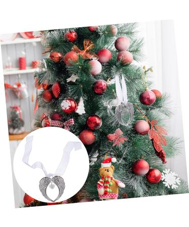 Zerodeko Wing Tree Pendants 1pc Wings Ribbon Pendant Christmas Ribbon Party Layout Prop Christmas Wing Pendant Fairy Ornament - Buy Online on GoSupps.com